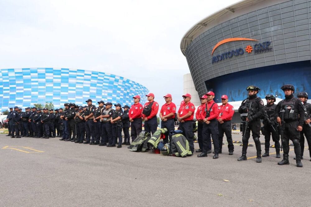 Fuerzas de seguridad coordinan operativo ante eventos deportivos y musicales