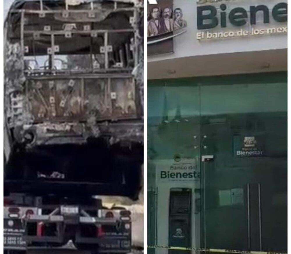 Incendio de banco, autobús y bloqueos sacuden a Puebla tras el reporte del abatimiento de “El Mencho”