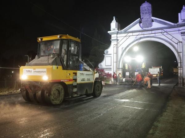Refuerza gobierno estatal trabajos nocturnos en rehabilitación de la Prolongación Reforma