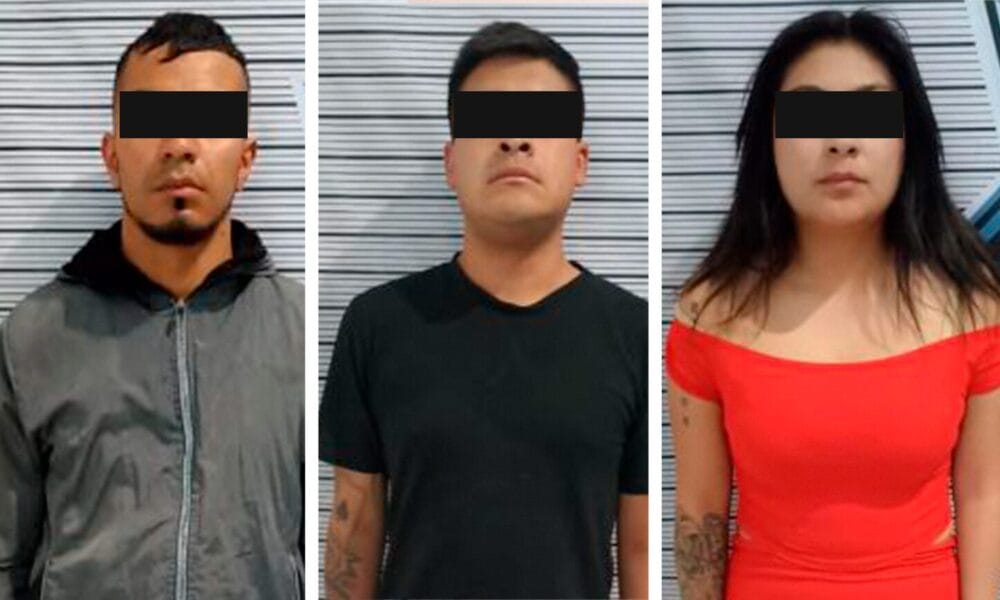 Detiene SSP a tres personas presuntamente dedicadas al cobro de piso en el mercado Morelos