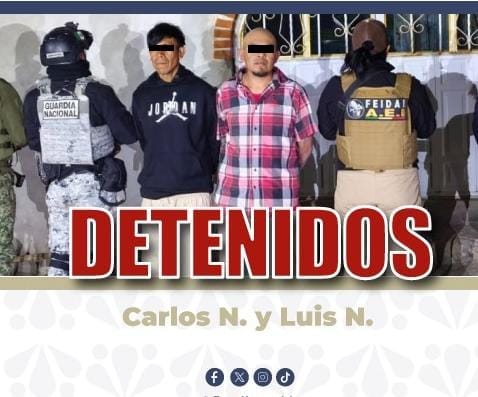 Asegura FGE droga y arma de fuego durante cateo en Atlixco; hay dos detenidos