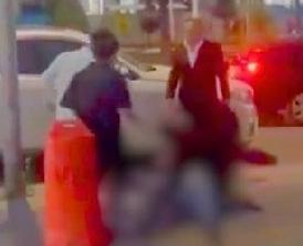 Difunden video de riña afuera de antro Black en Angelópolis