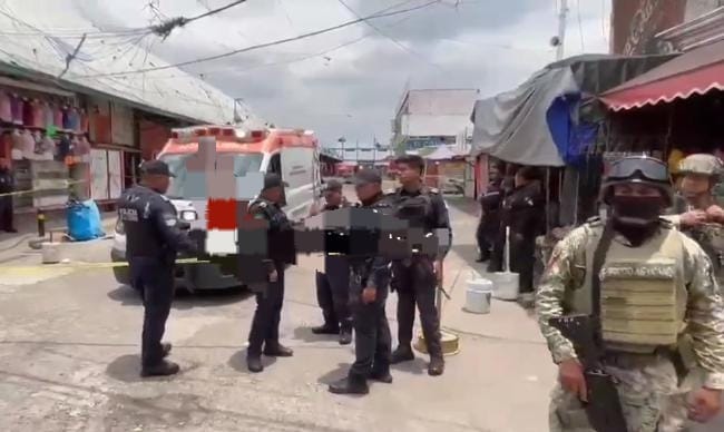 Balacera en el Mercado Morelos deja tres heridos
