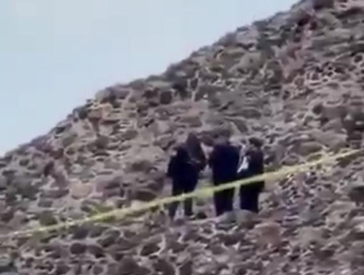 Tragedia en Teotihuacán: Sujeto balea a turista y se quita la vida