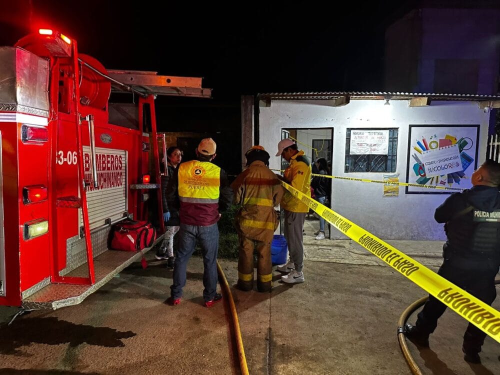 Tragedia en Huauchinango: Incendio en la colonia Mirador 1 deja dos menores fallecidos
