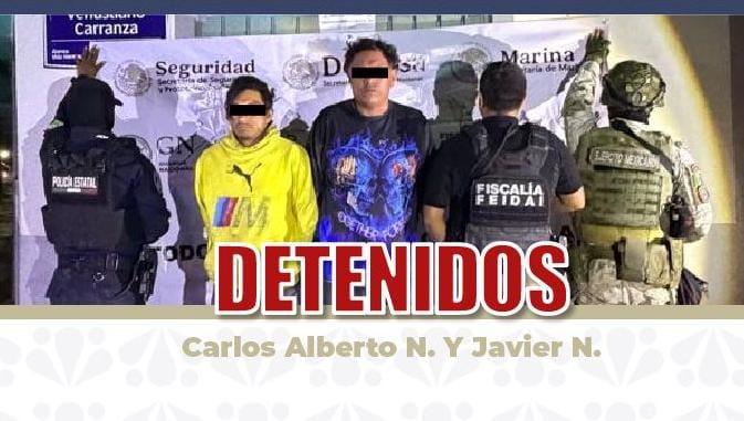 Realizan Fiscalía y Ejército cateo en Puebla capital, detienen a dos personas por narcomenudeo