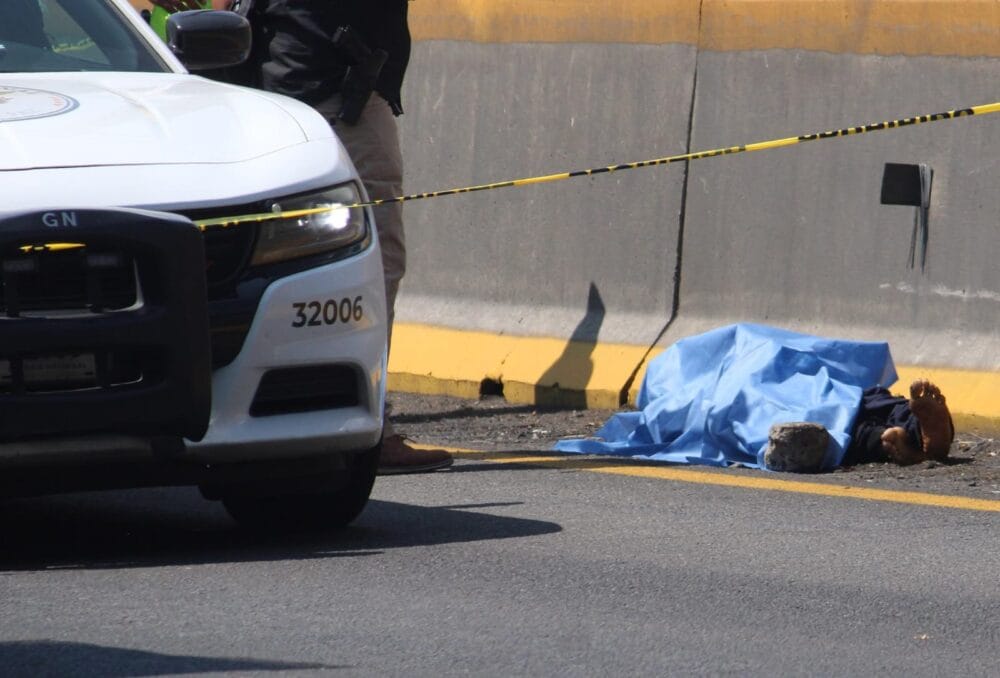 ​Muere hombre atropellado en la autopista México-Puebla, a la altura de Coronango