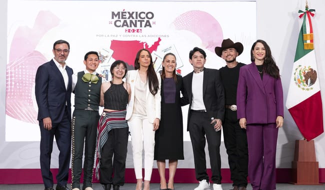 Presidenta Sheinbaum presenta 2da edición de México Canta, dedicada a la música regional mexicana sin hacer apología a la violencia