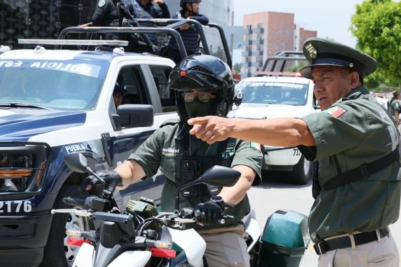 Patrullaje coordinado las 24 horas en Vía Atlixcáyotl, para reforzar la Seguridad 