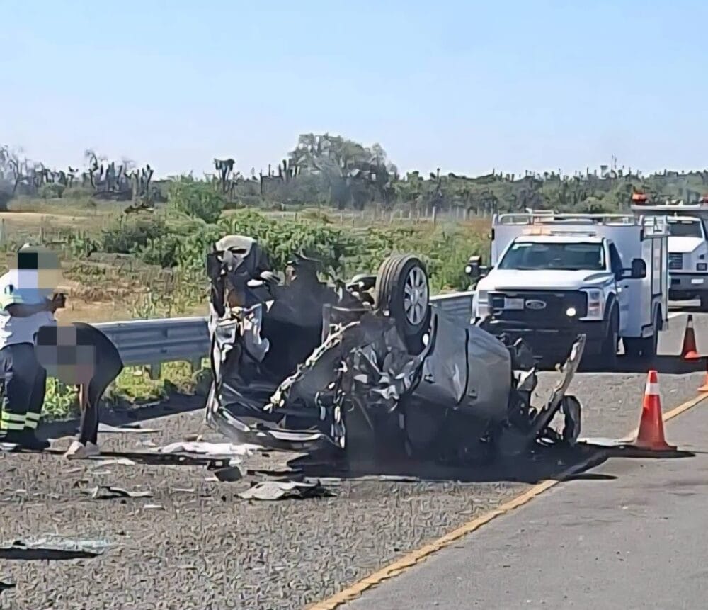 ​Cuatro lesionados tras volcadura en la carretera Cuacnopalan – Oaxaca