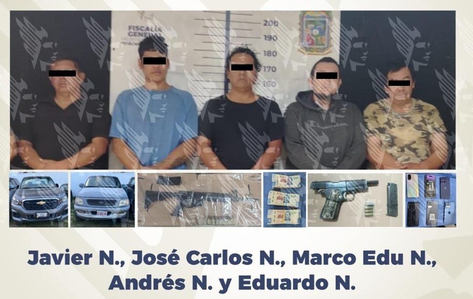 Rescata FGE a víctima de secuestro y detiene a cinco personas  en operativo de pago en Huaquechula
