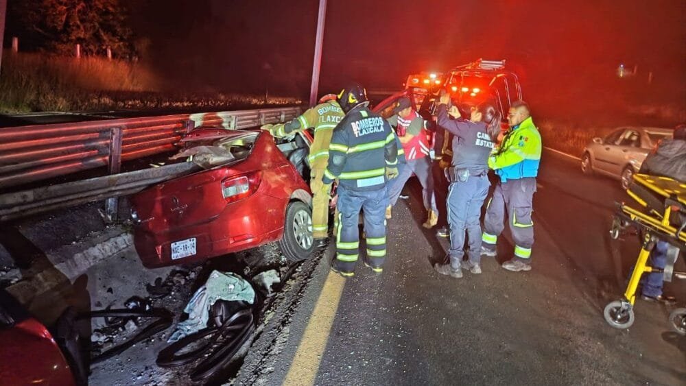 Trágico accidente en la carretera El Molinito-Texmelucan deja dos muertos y tres heridas