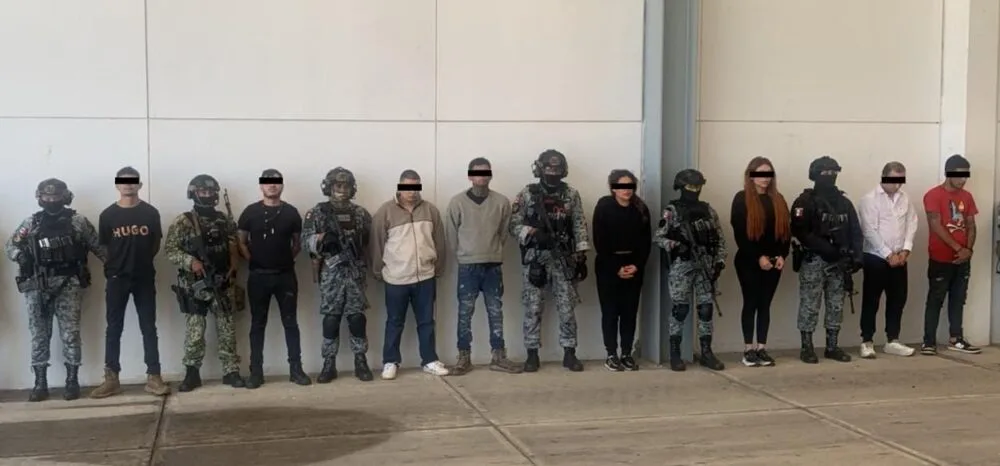 Se detuvo a 9 integrantes del “Cártel Jalisco Nueva Generación” en el estado de Michoacán