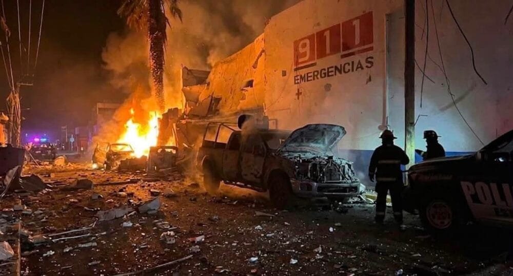 Explosión de un coche en Ojocaliente, Zacatecas, deja 10 lesionados