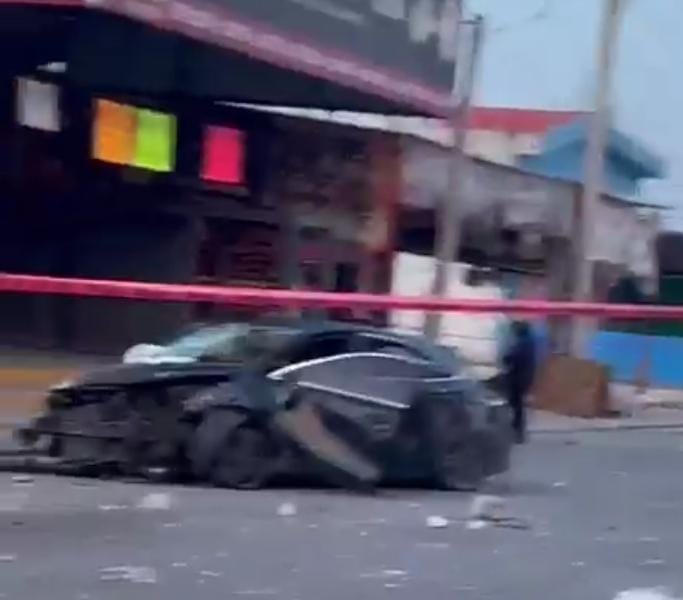 ​Doble homicidio en Huixcolotla: Acribillan a dos hermanos en vehículo negro