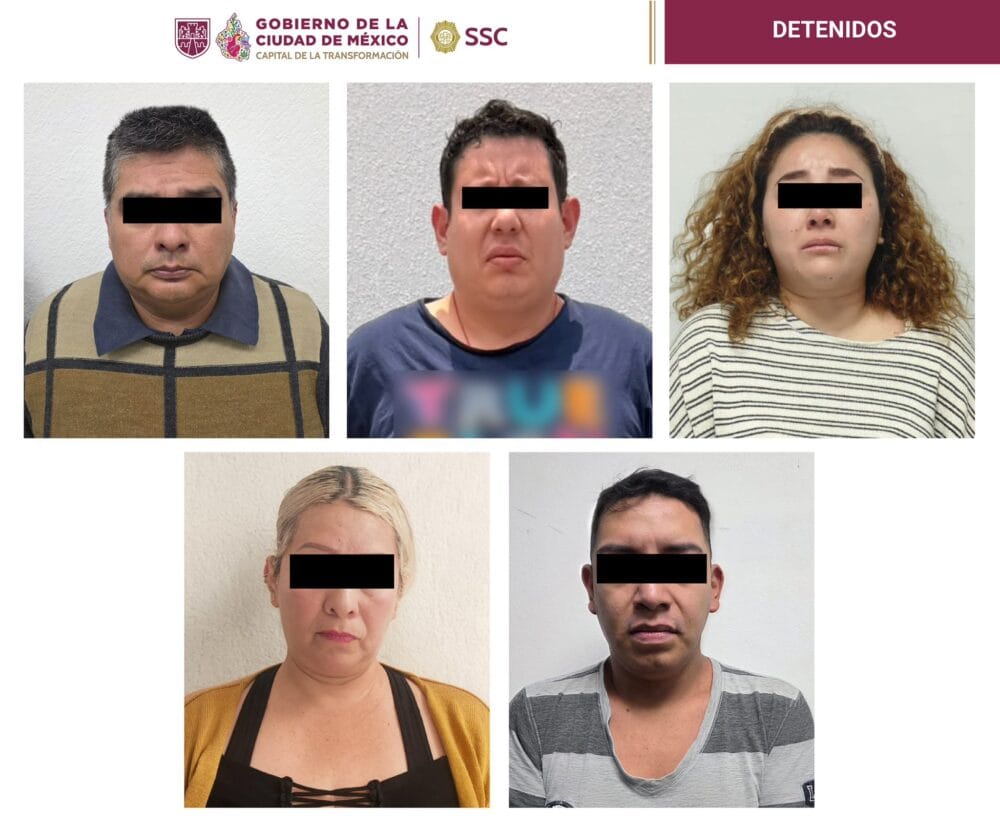 ​Cae red delictiva en la CDMX: Acumulan robo de cerca de 40 millones de pesos mediante engaños