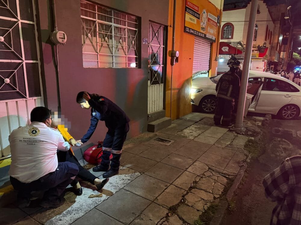 ​Fuerte choque en la colonia Santa María deja tres lesionados sin gravedad