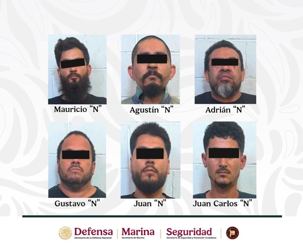 Operativo en Sonora: Rescatan a 3 secuestrados, detienen a 7 y decomisan arsenal e ingenios explosivos