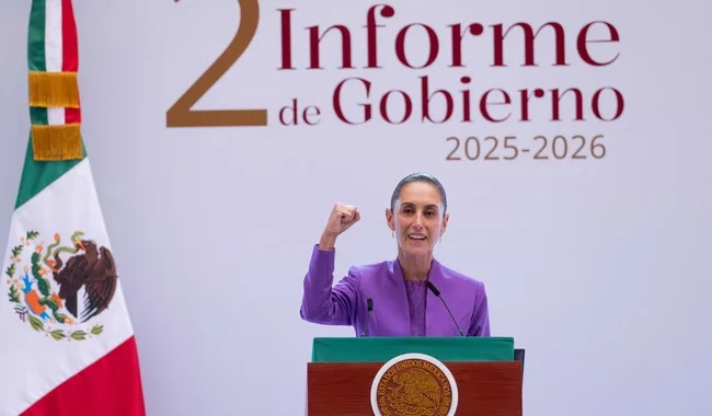 ​Presidenta Sheinbaum en su 2° Informe: “Vamos mejor y con rumbo claro”