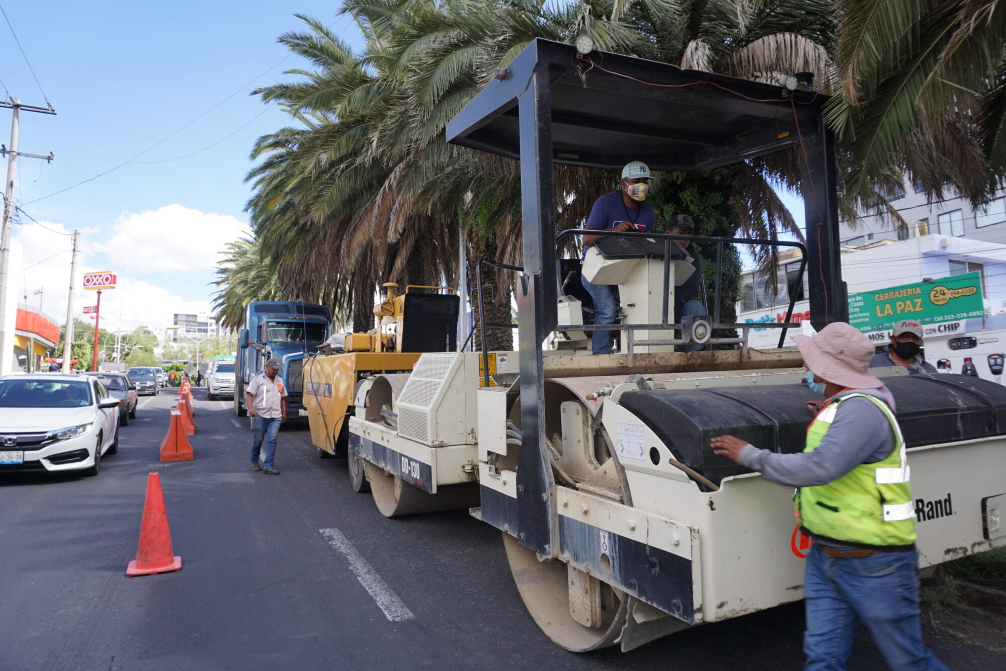 Inicia Secretaría de Infraestructura rehabilitación de Recta a Cholula