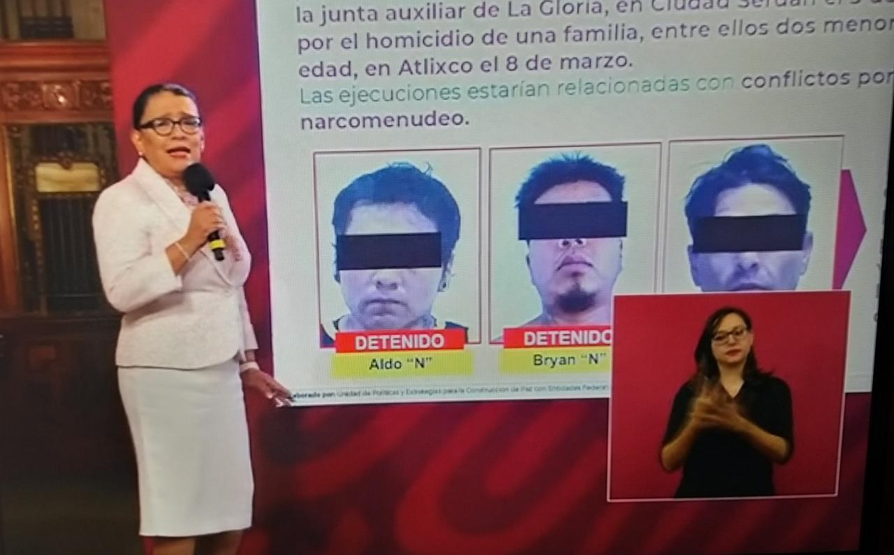 Fueron los mismos delincuentes los multihomicidas de Atlixco y Ciudad Serdán: Federación