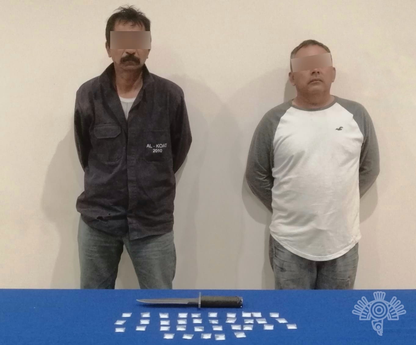 Policía Estatal detiene a dos presuntos narcomenudistas en San Francisco Ocotlán