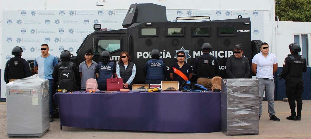 Cae banda ligada con 40 robos violentos a casa habitación en Puebla