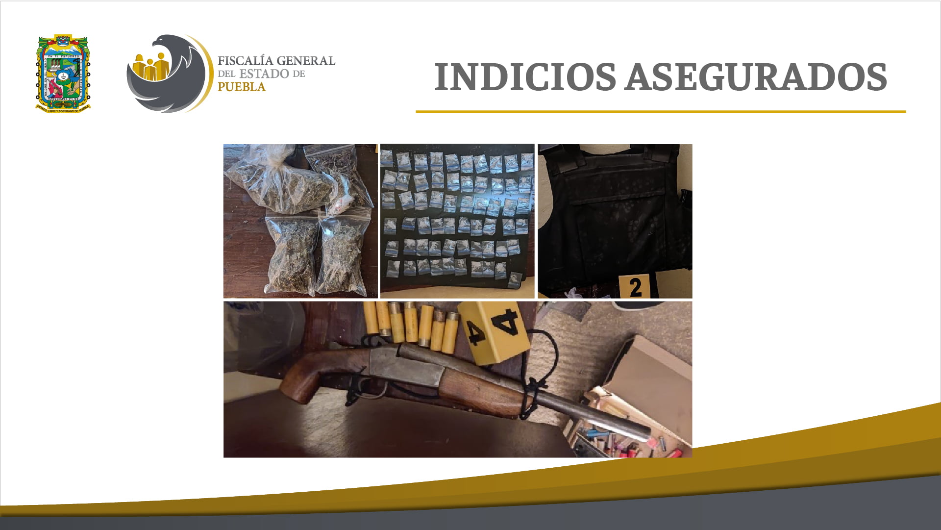 FGE cateó inmueble en C. Bonilla y detuvo a un hombre con droga