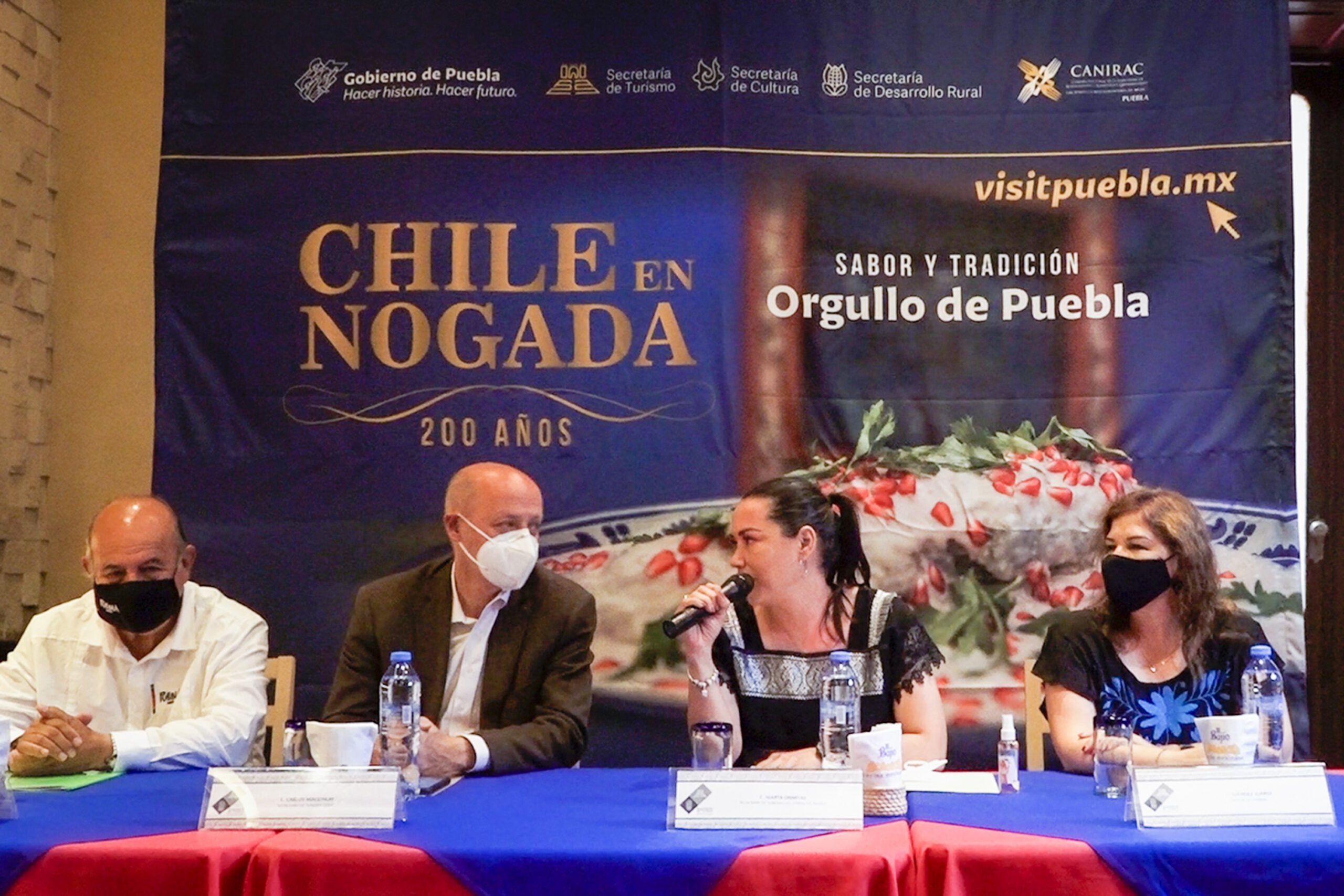 Promueve Turismo 200 años del Chile en Nogada en CDMX