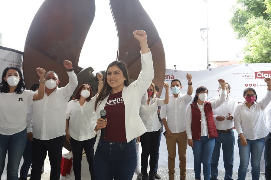 Asegura Claudia Rivera que ganará la batalla este domingo y continuará con la transformación de Puebla 