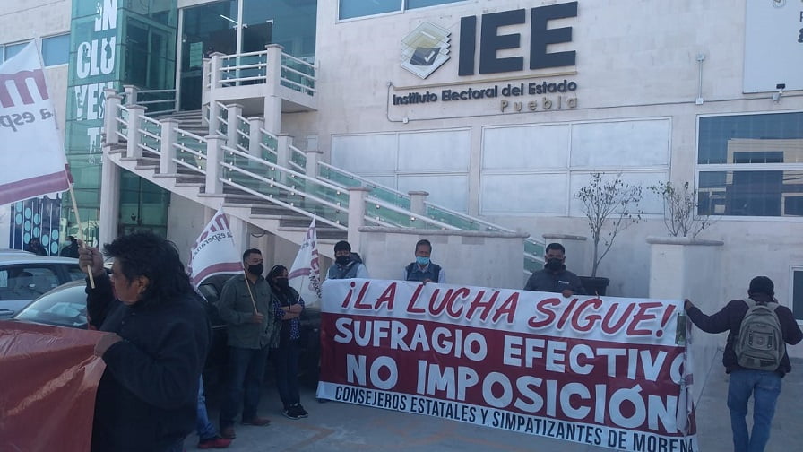 Consejeros de Morena impiden registro de candidatos “espurios” como Claudia Rivera en IEE