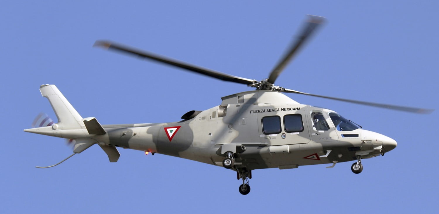 Reportan caída de helicóptero de la Fuerza Aérea Mexicana en Hidalgo
