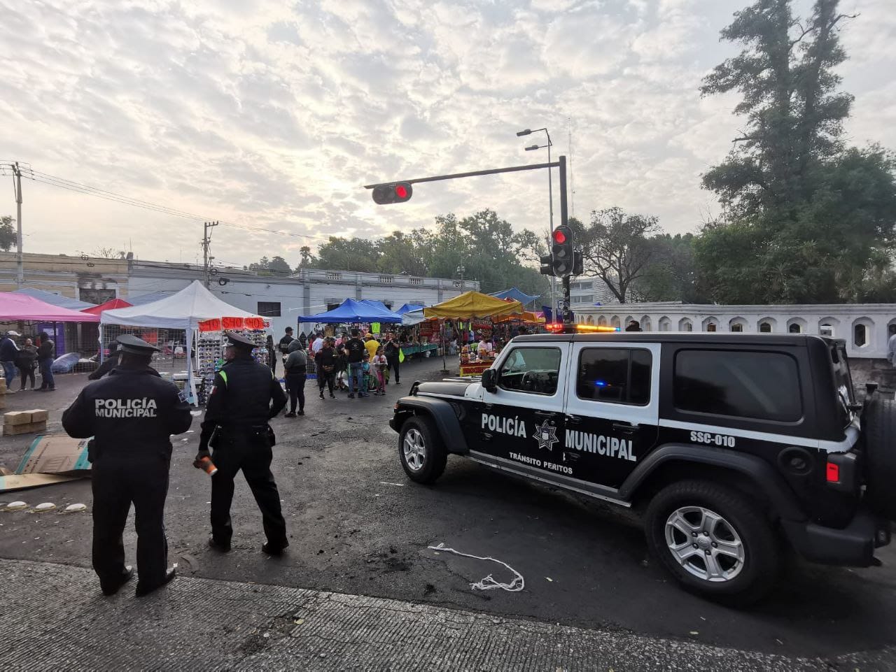 Con operativos de seguridad Ayuntamiento de Puebla vela por la tranquilidad de feligreses