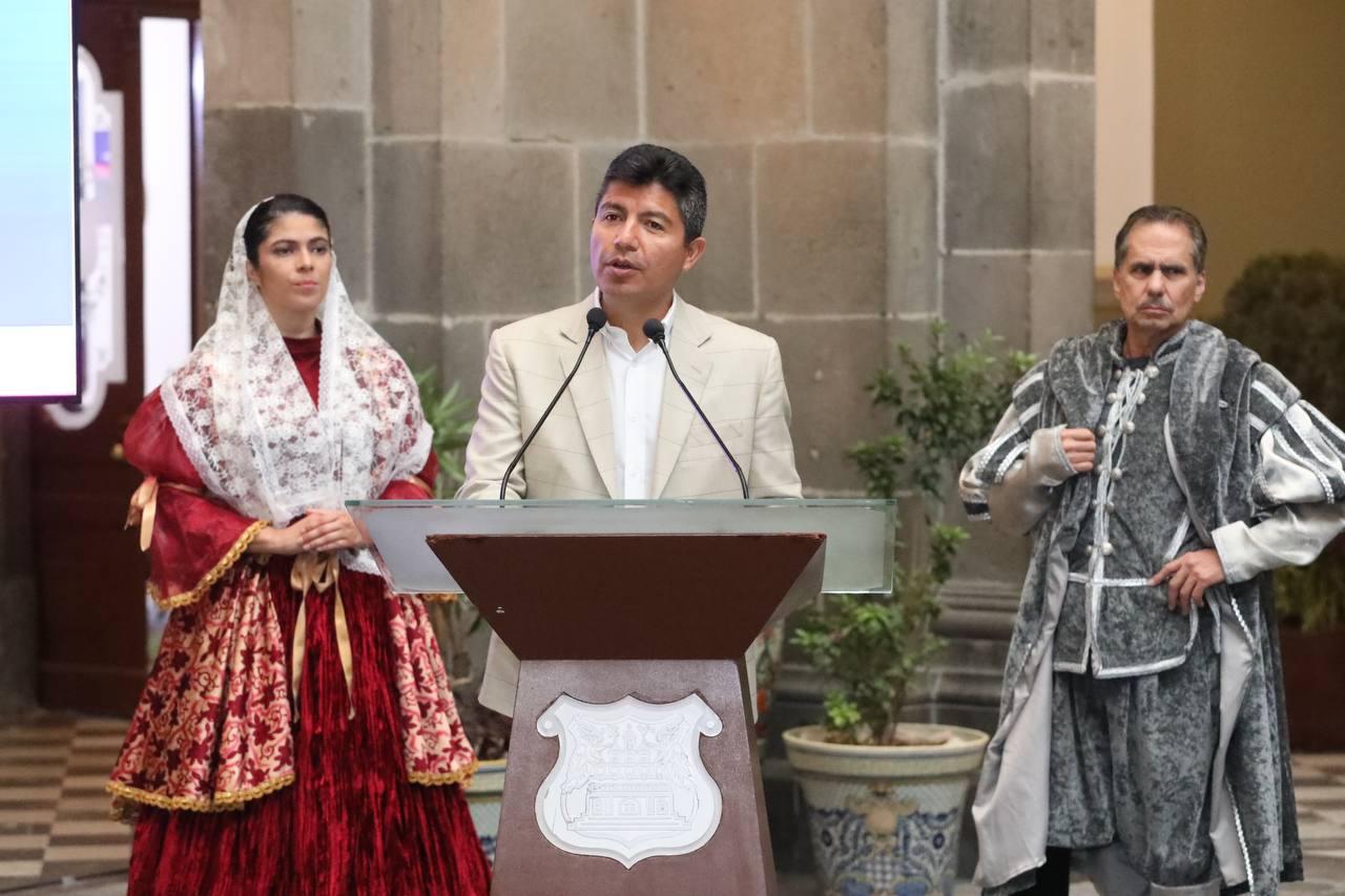 Eduardo Rivera inicia con los festejos por el 491 aniversario de la Fundación de Puebla