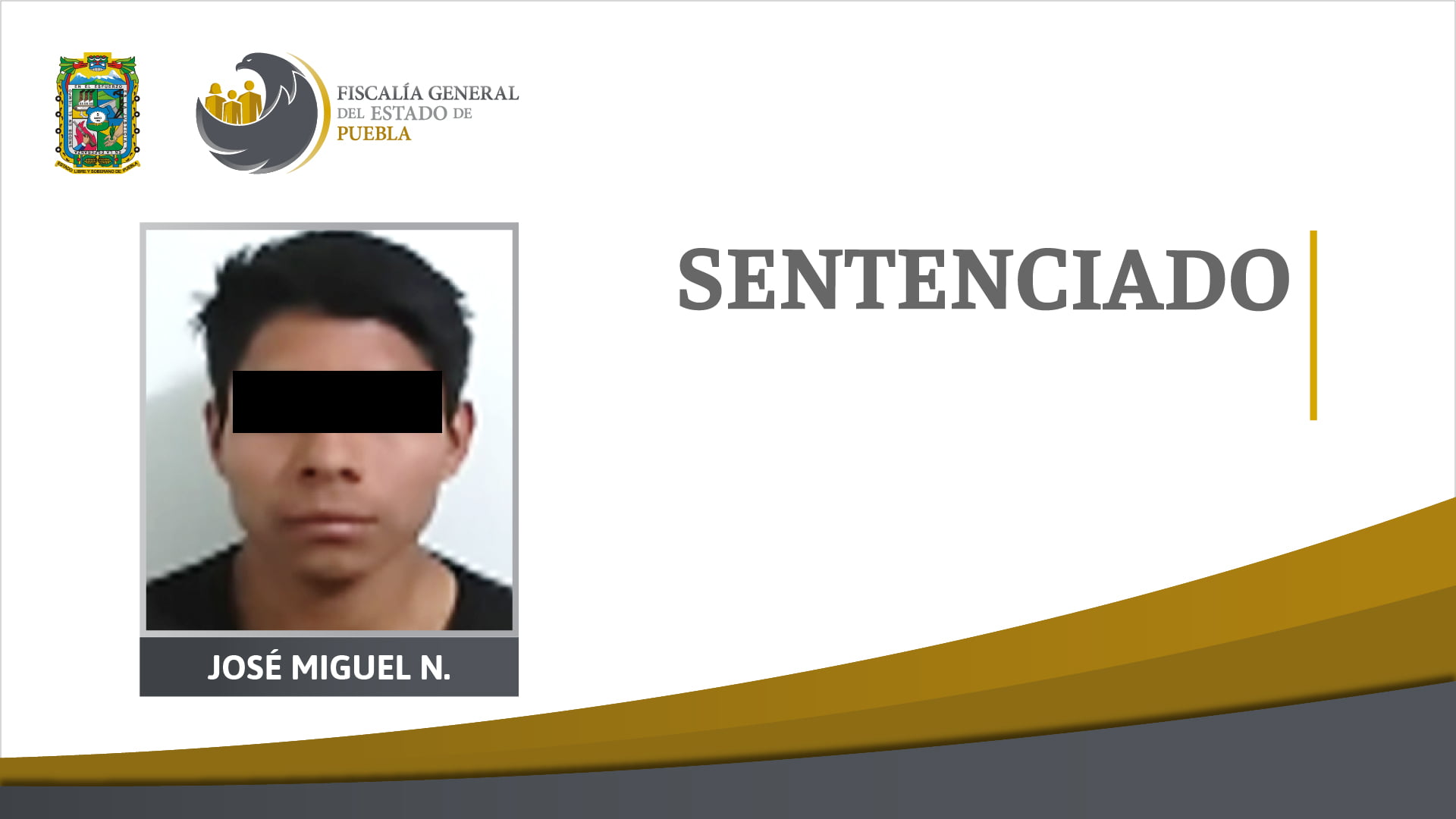 Fiscalía Puebla obtuvo sentencia por homicidio en V. Carranza