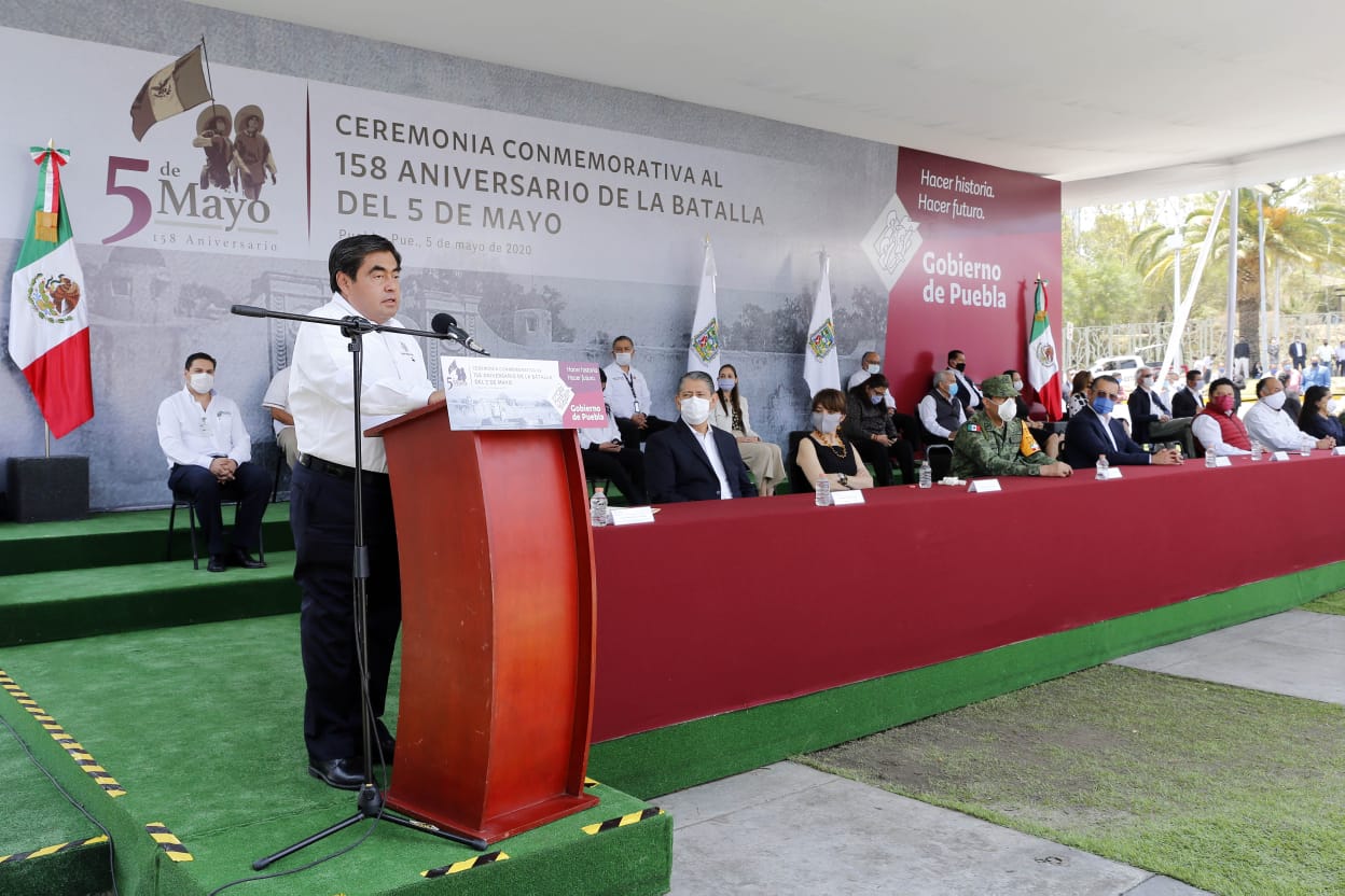 Funcionarios de AMLO son bienvenidos a Ceremonia del 5 de Mayo: Barbosa