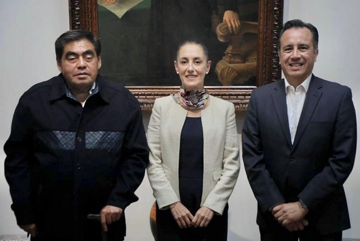 Pactan Barbosa, Claudia Sheinbaum y Cuitláhuac propuestas para mejorar desarrollo económico