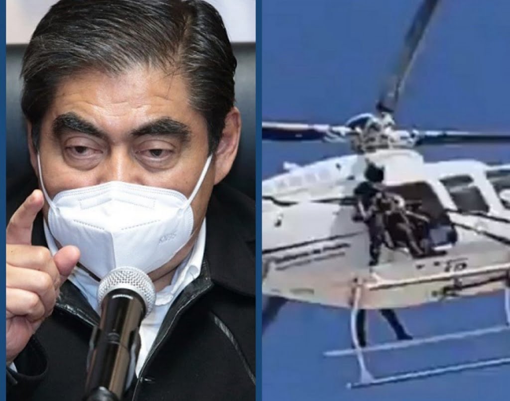 Confirma Barbosa sobrevuelo de helicóptero en Palmarito Tochapan para capturar a “El Toñín”