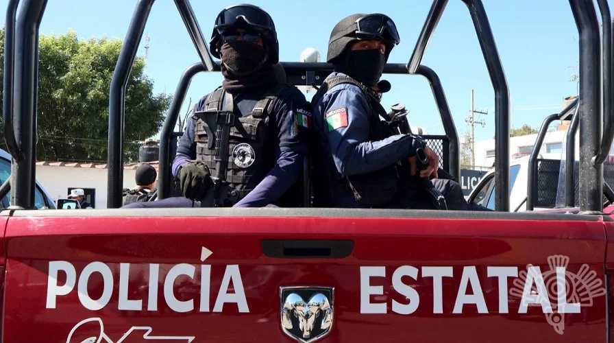 Policía Estatal de Puebla y Tlaxcala recuperan un vehículo robado