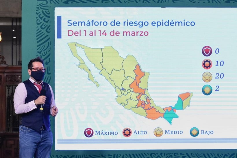 Puebla en semáforo naranja por dos semanas más