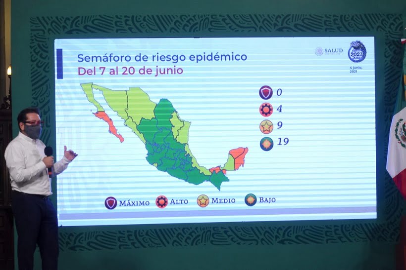 Por primera vez, Puebla evoluciona a semáforo verde epidemiológico en un año de Covid-19