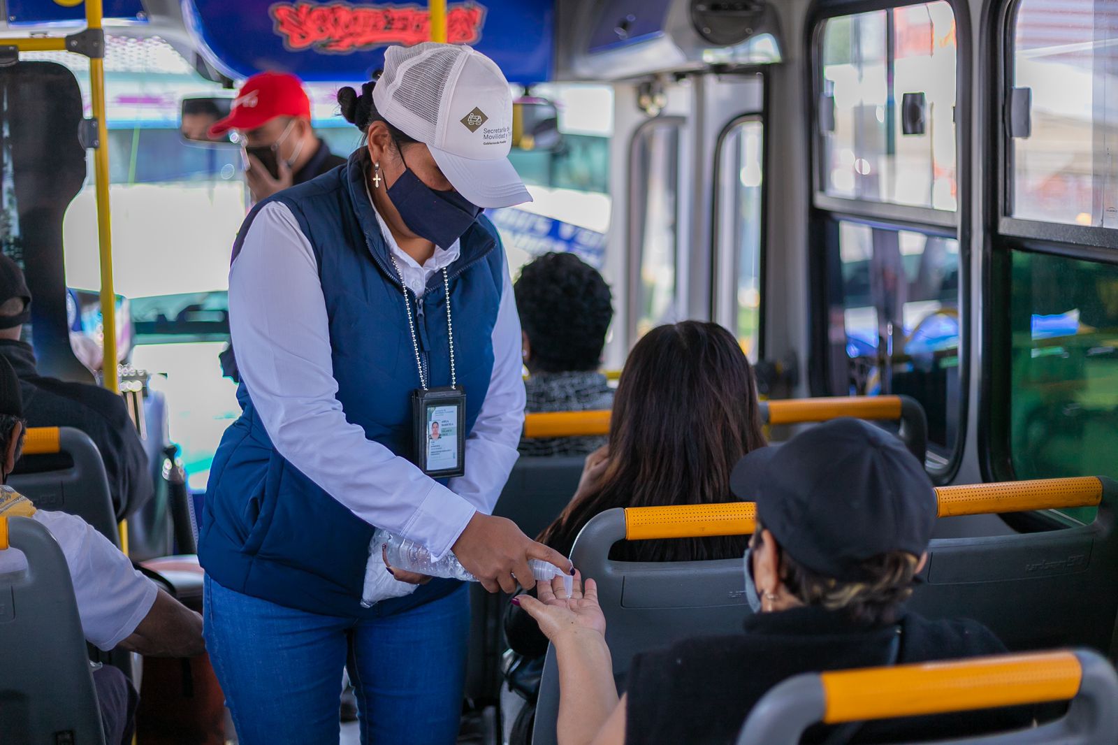 En agosto, SMT verifica medidas sanitarias en 2 mil 674 unidades del transporte público