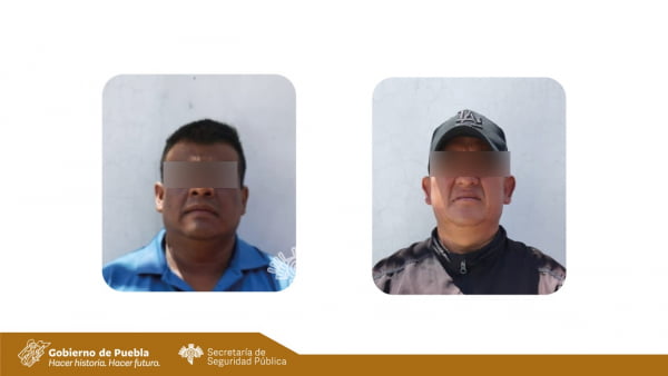 Detiene SSP a Oswaldo y a Rafael por fingir que eran policías de Puebla
