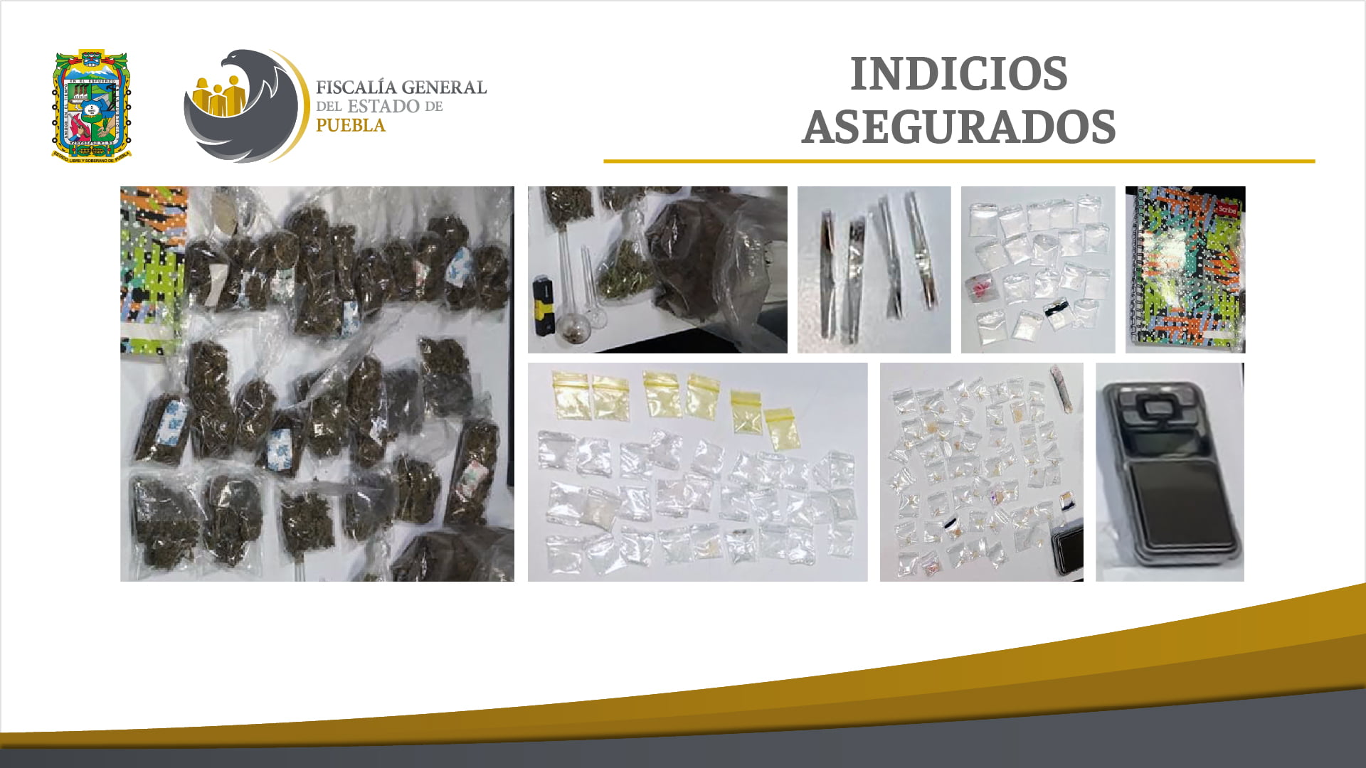 Cateo en Mayorazgo derivó en prisión de 3 personas con droga