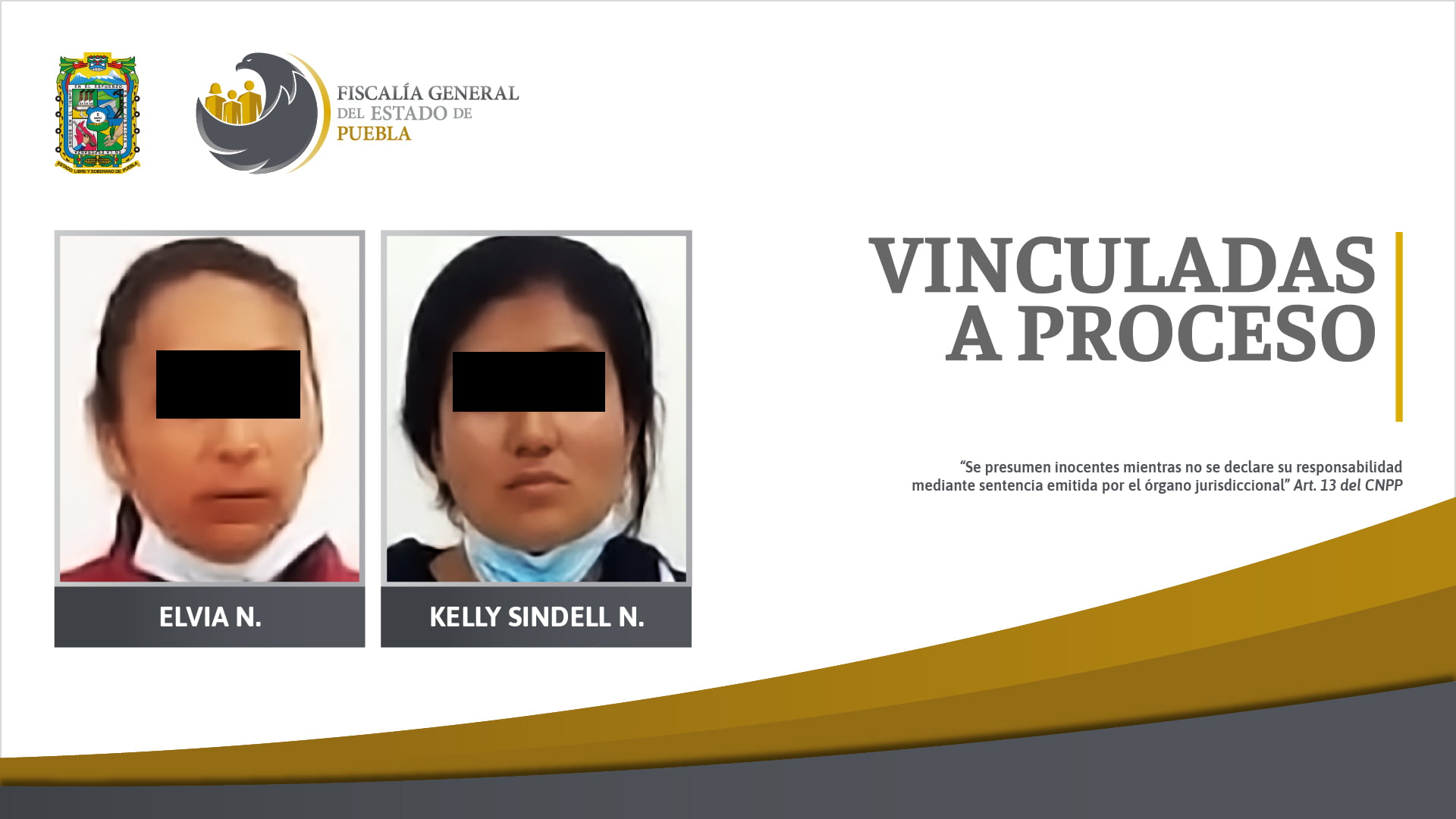 Dos vinculadas a proceso por motín y daño en propiedad ajena en Cañada Morelos