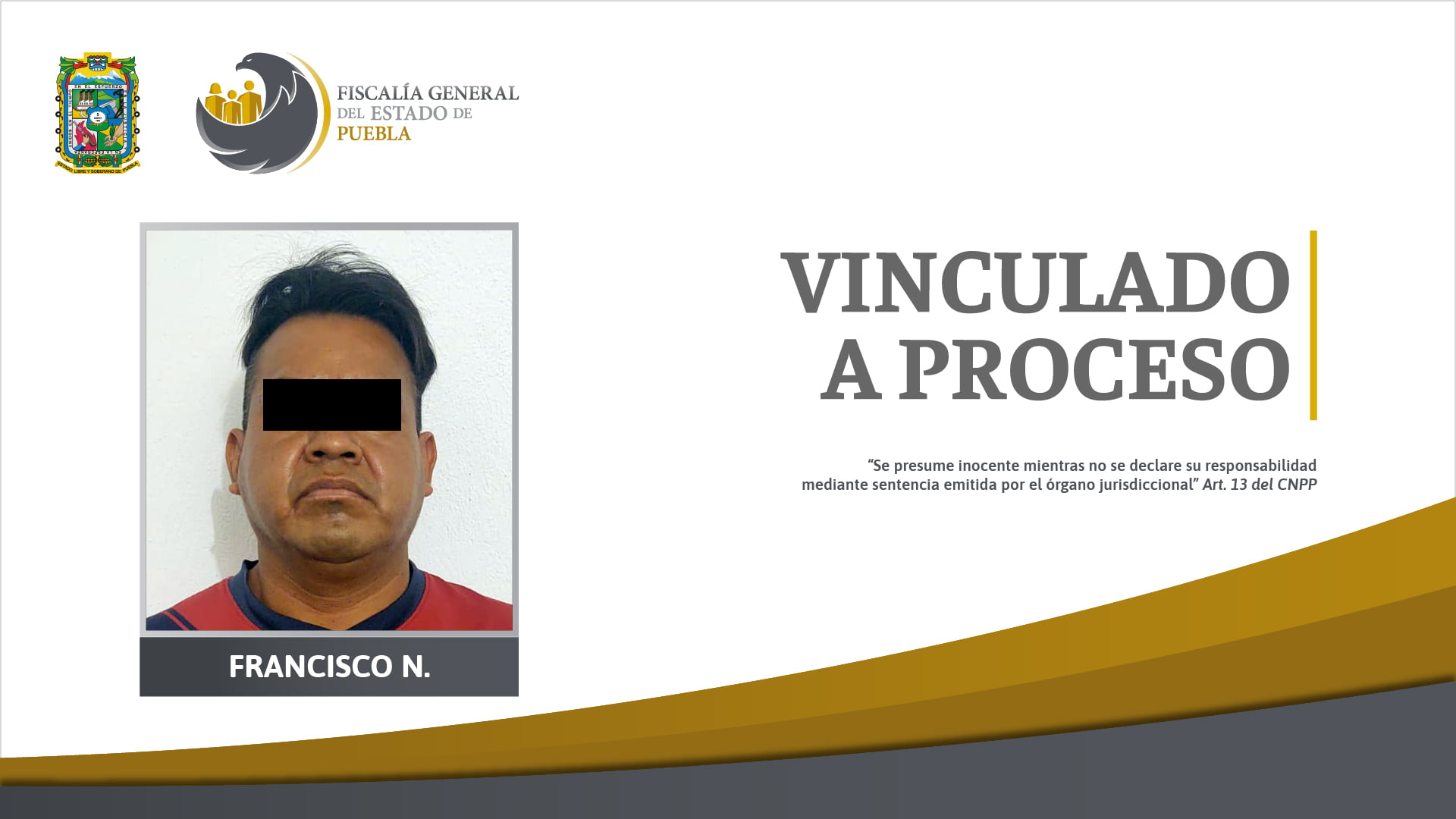 FGE aprehendió a presunto tratante de la madre de sus dos hijos