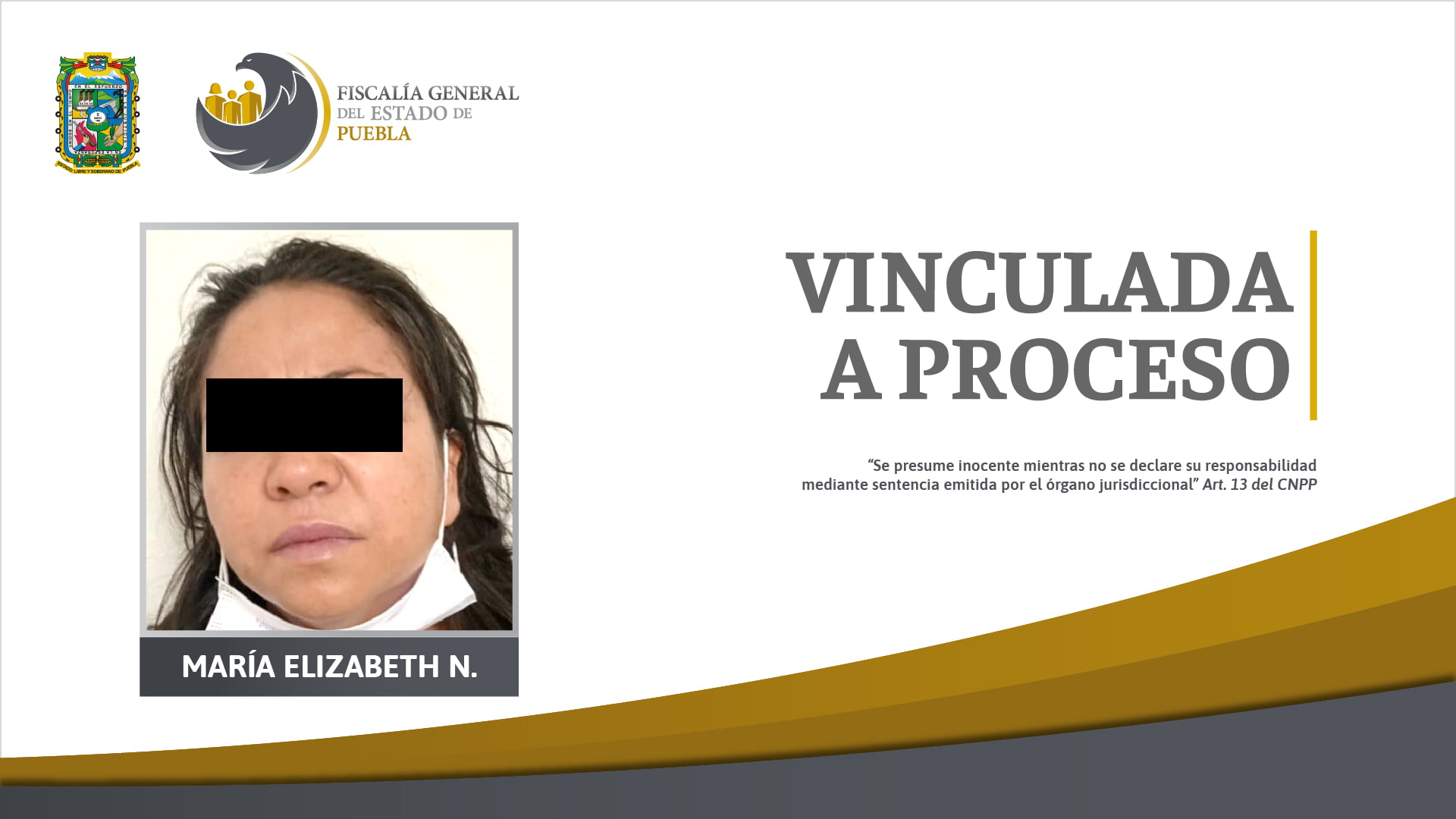 Vinculada a proceso, privó de la vida a su concubino en Tehuacán