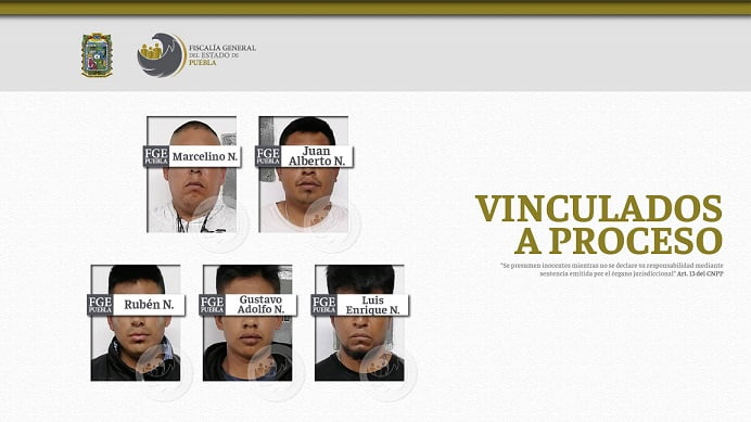 FGE logró vinculación a proceso de 5 presuntos homicidas de 1 menor de edad y 1 adulto