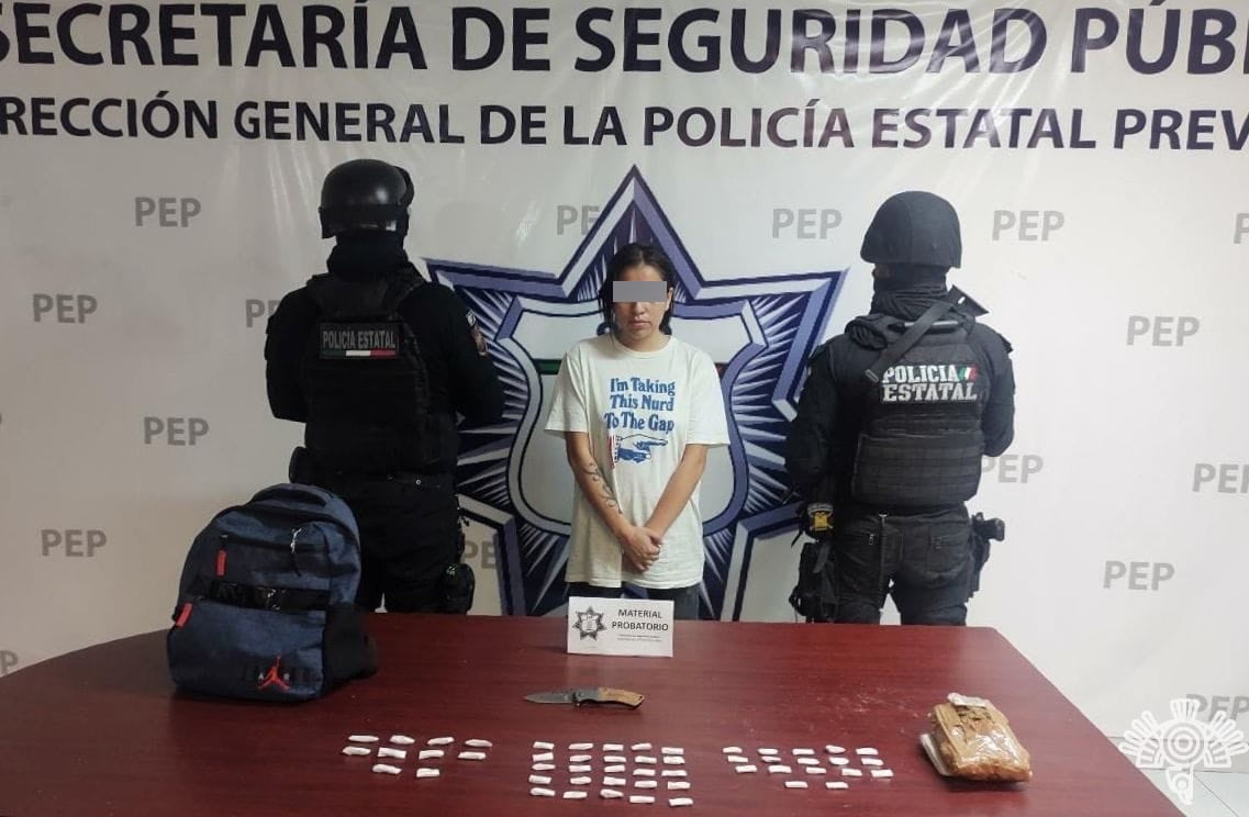 En Atlixco, SSP detiene a presunta operadora de “Angelinos 13”