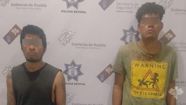 En posesión de aparente cristal, Policía Estatal detiene a dos hombres